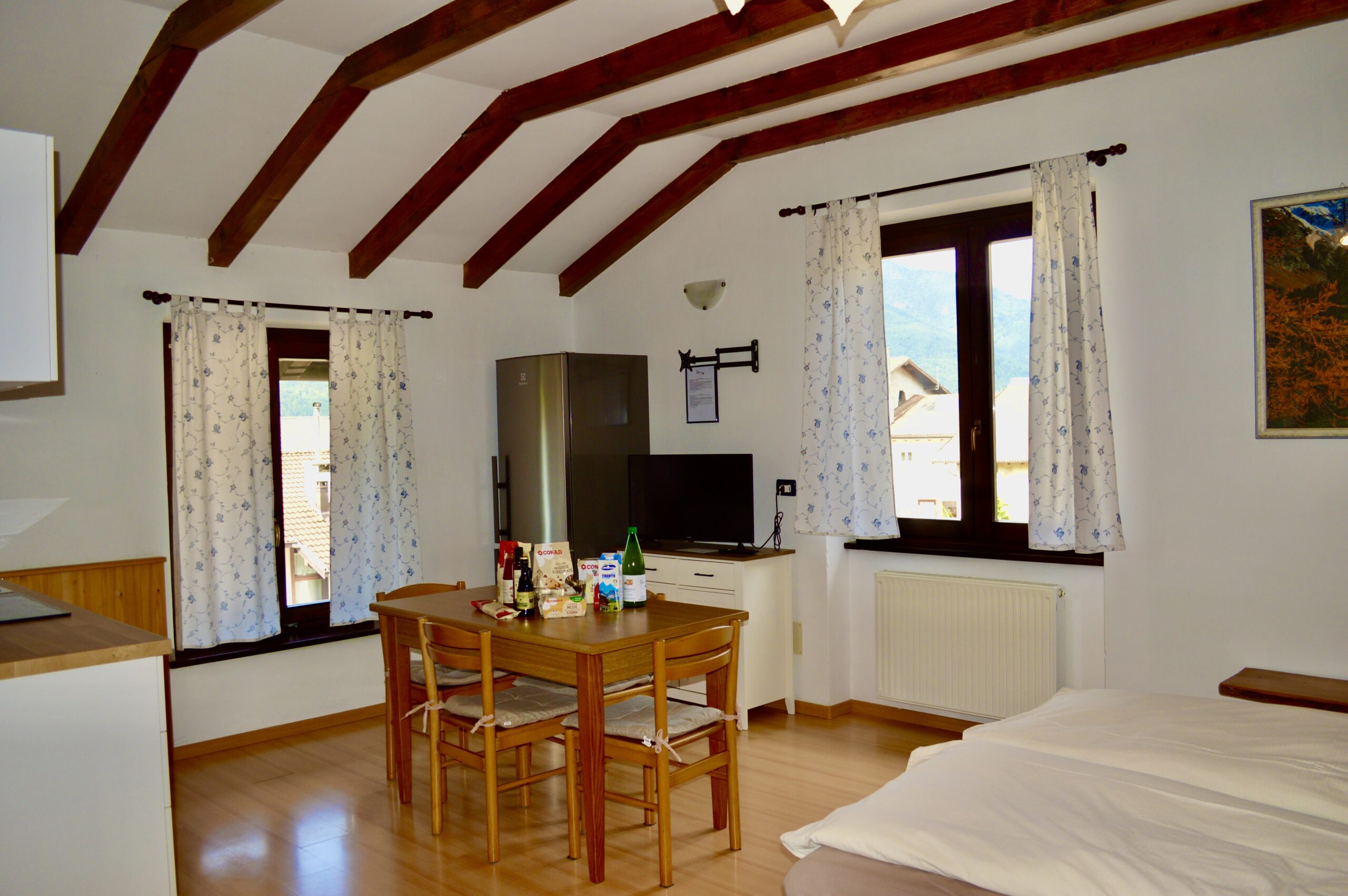 Panoramica appartamento con spesa di benvenuto